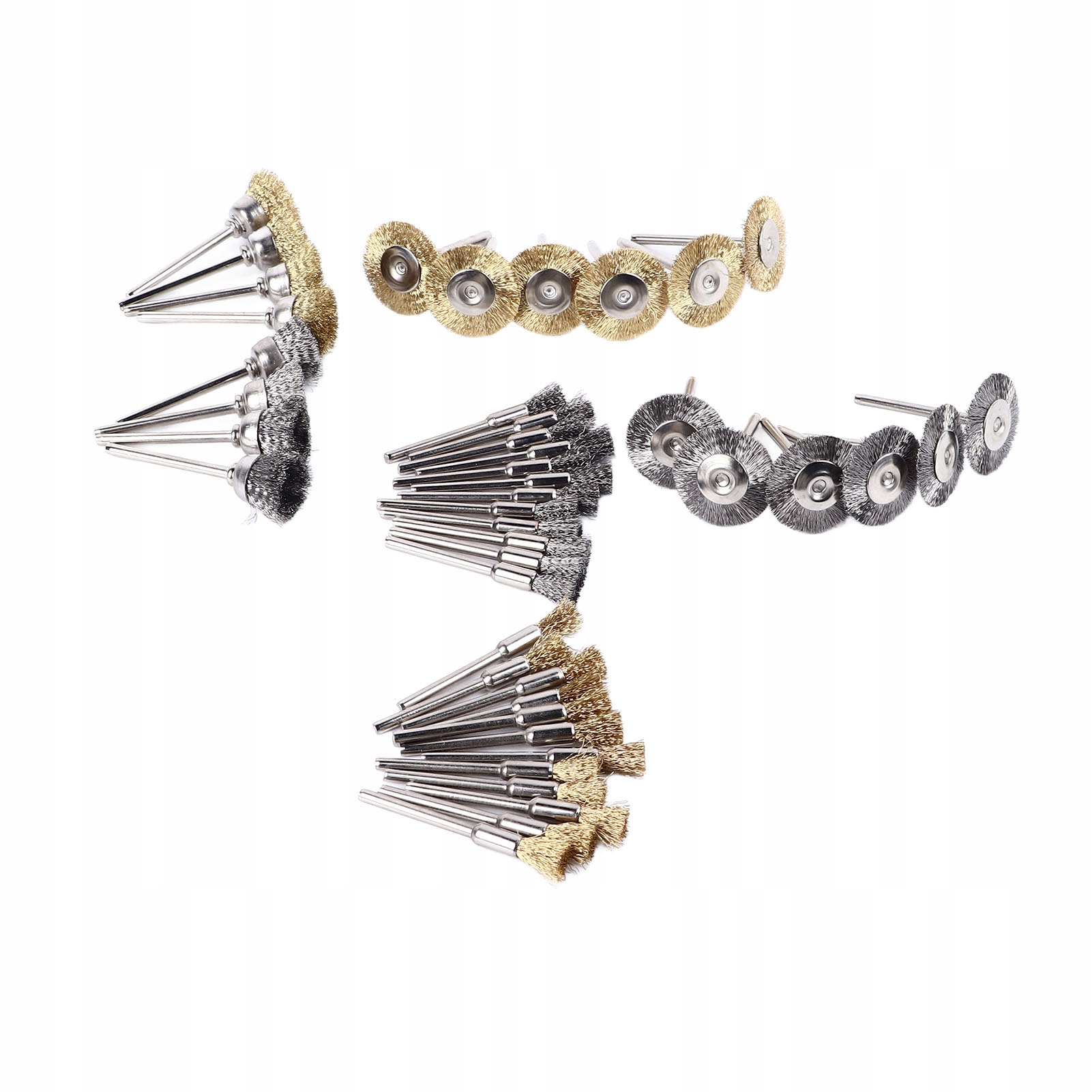 ZESTAW SZCZOTEK DRUCIANYCH DO WIERTARKI WKRĘTARKI STALI METALU DREWNA Marka bez marki