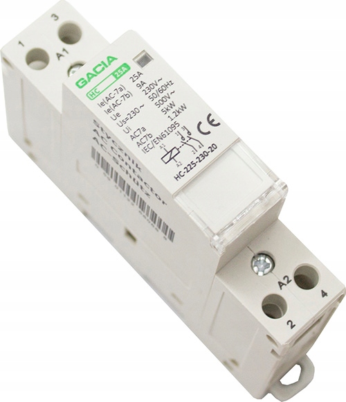 

Stycznik Modułowy 25A Cewka 230V Na Szyne 2TORY