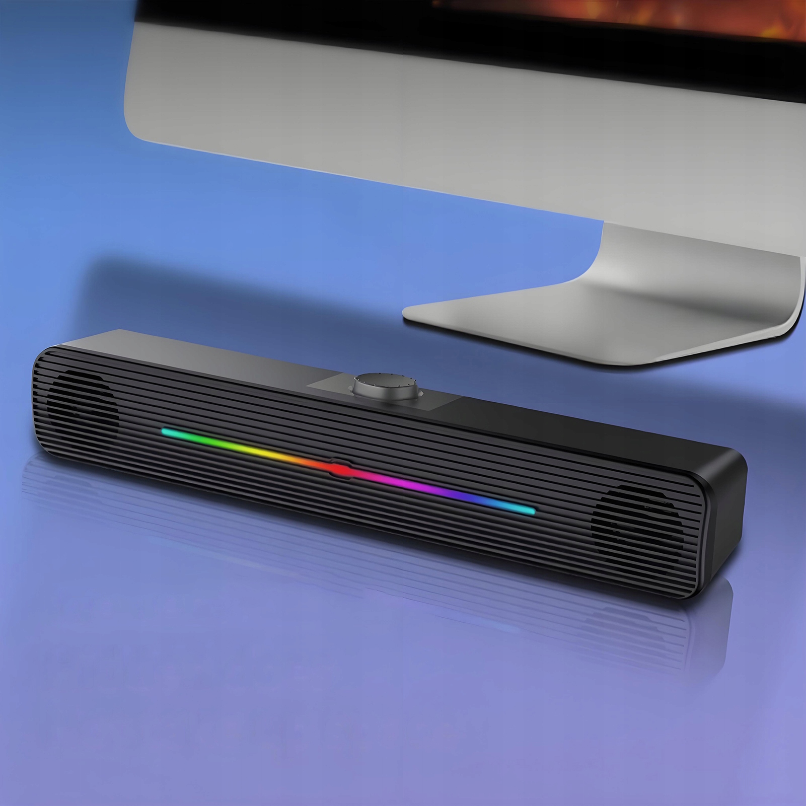 Soundbar Głośniki Komputerowe USB RGB do Laptopa Komputera PC
