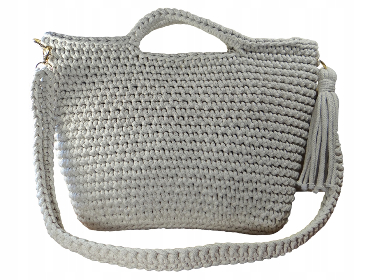 Kabelka ze šňůry ručně vyrobená na háčkování TS027 handmade