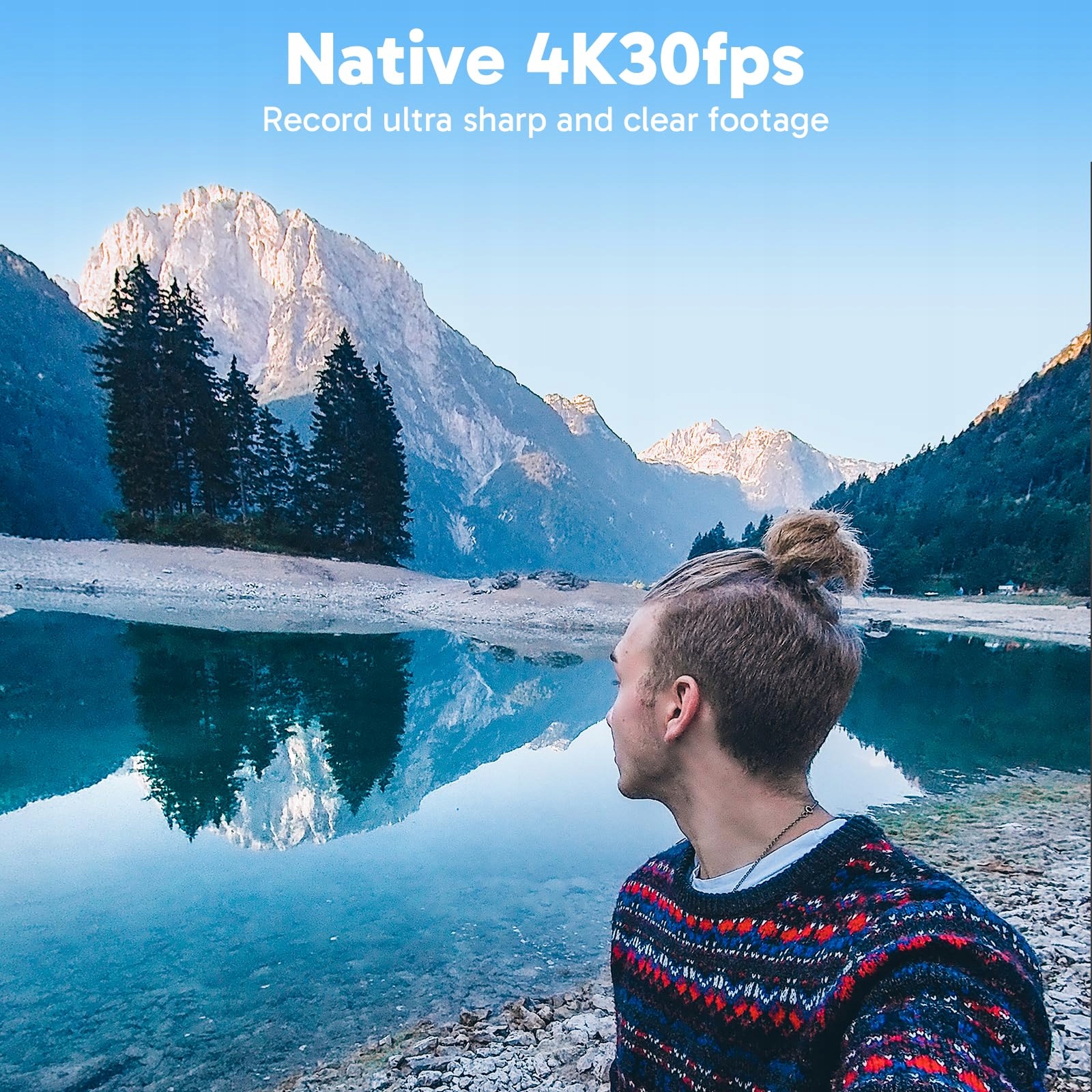 AKASO Kamera Sportowa 4K 30FPS WiFi 40M EIS Wodoodporna Zestaw — miniatura 2