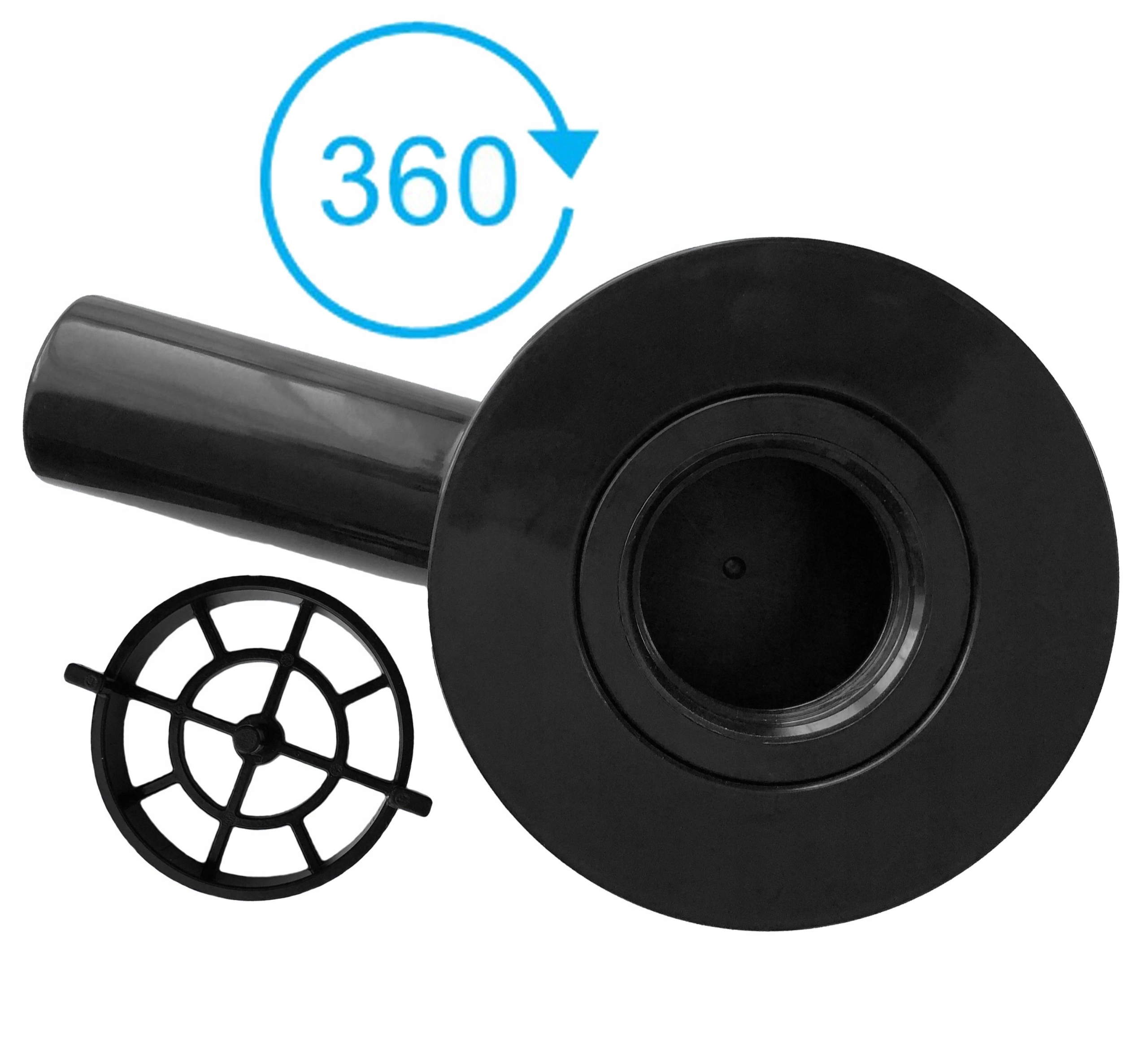 X-HOME ODPŁYW LINIOWY 120 CZARNY 2w1 OBROTOWY SYFON Pod Płytkę Dwustronny Szerokość produktu 7 cm