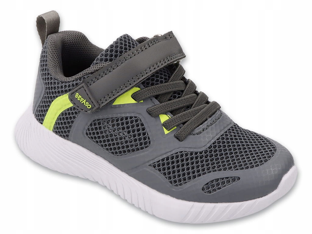 Befado Adidasy Buty Sportowe Blast Lekkie Rzepy Polskie Dziecięce Szare 33