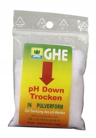

Ghe pH down minus proszek obniżający ph 25g