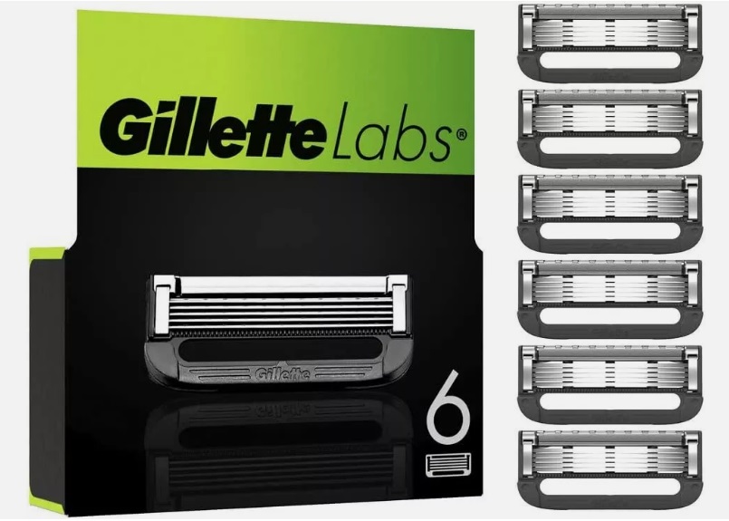 Gillette Labs 6 kusů Exfoliační tyčinka imp Uk