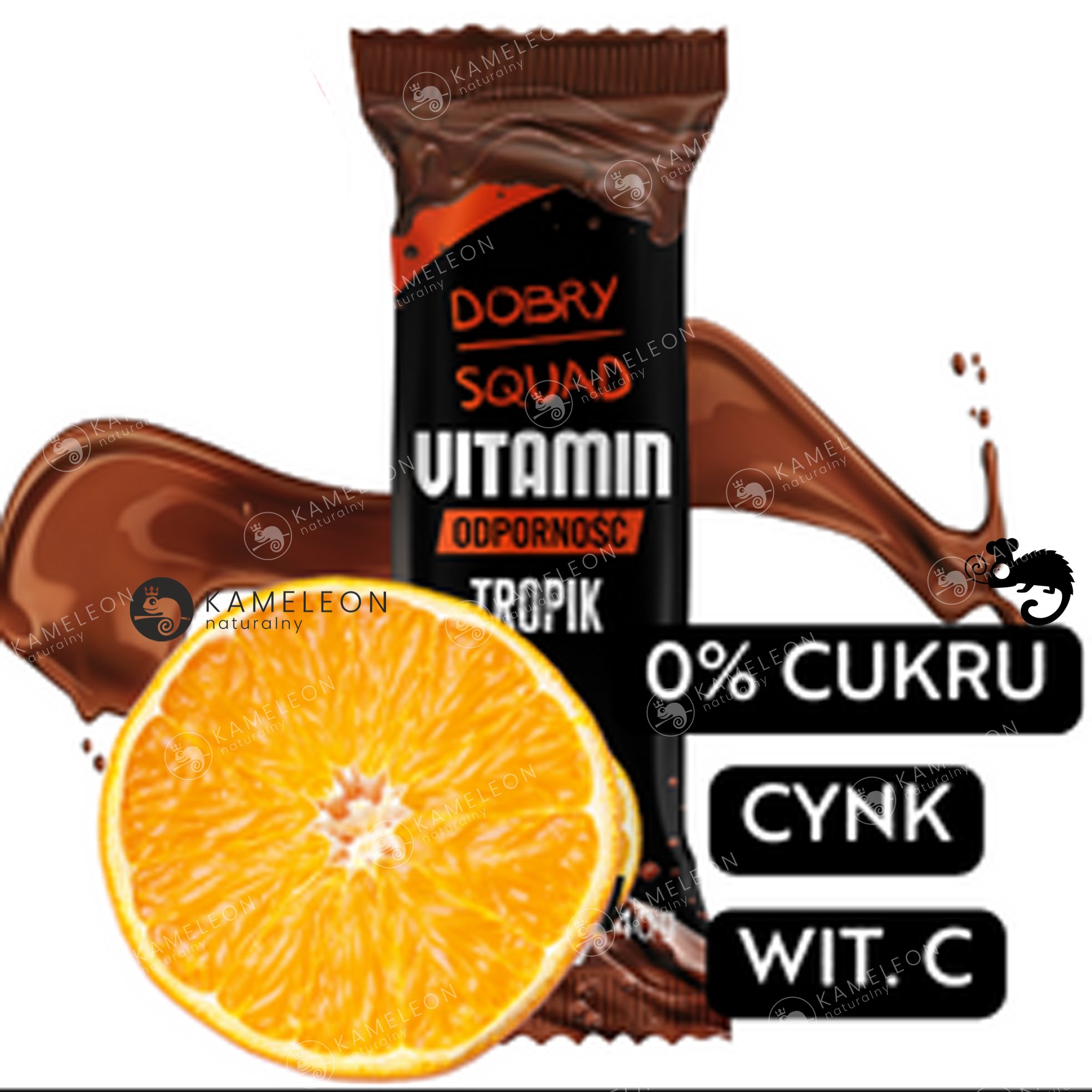 BATON WITAMINOWY bez cukru VITAMIN DOBRY SQUAD zestaw mix smaków 4x40g 160G Waga 40 g