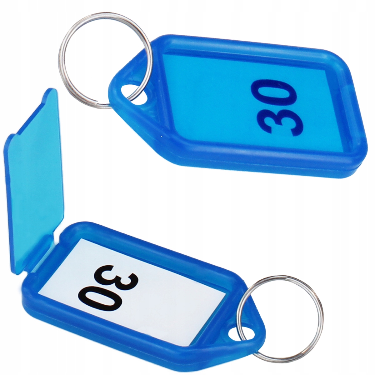 BRELOKI IDENTYFIKATORY DO KLUCZY ZAWIESZKI BRELOCZEK 60 SZT Liczba sztuk w ofercie 60 szt.