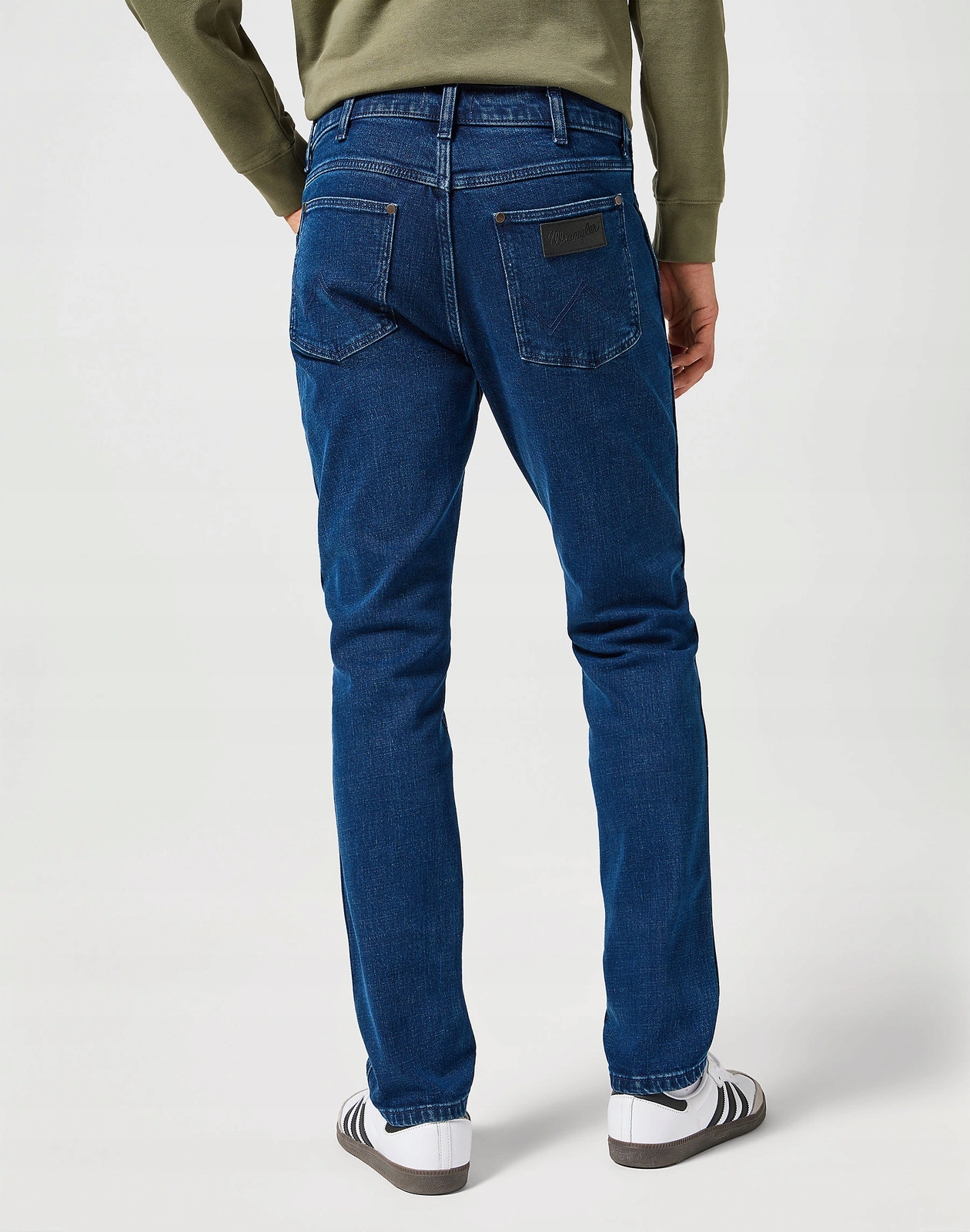 Pánské zúžené džíny Wrangler Larston Midnight Depth 112355023 31/34