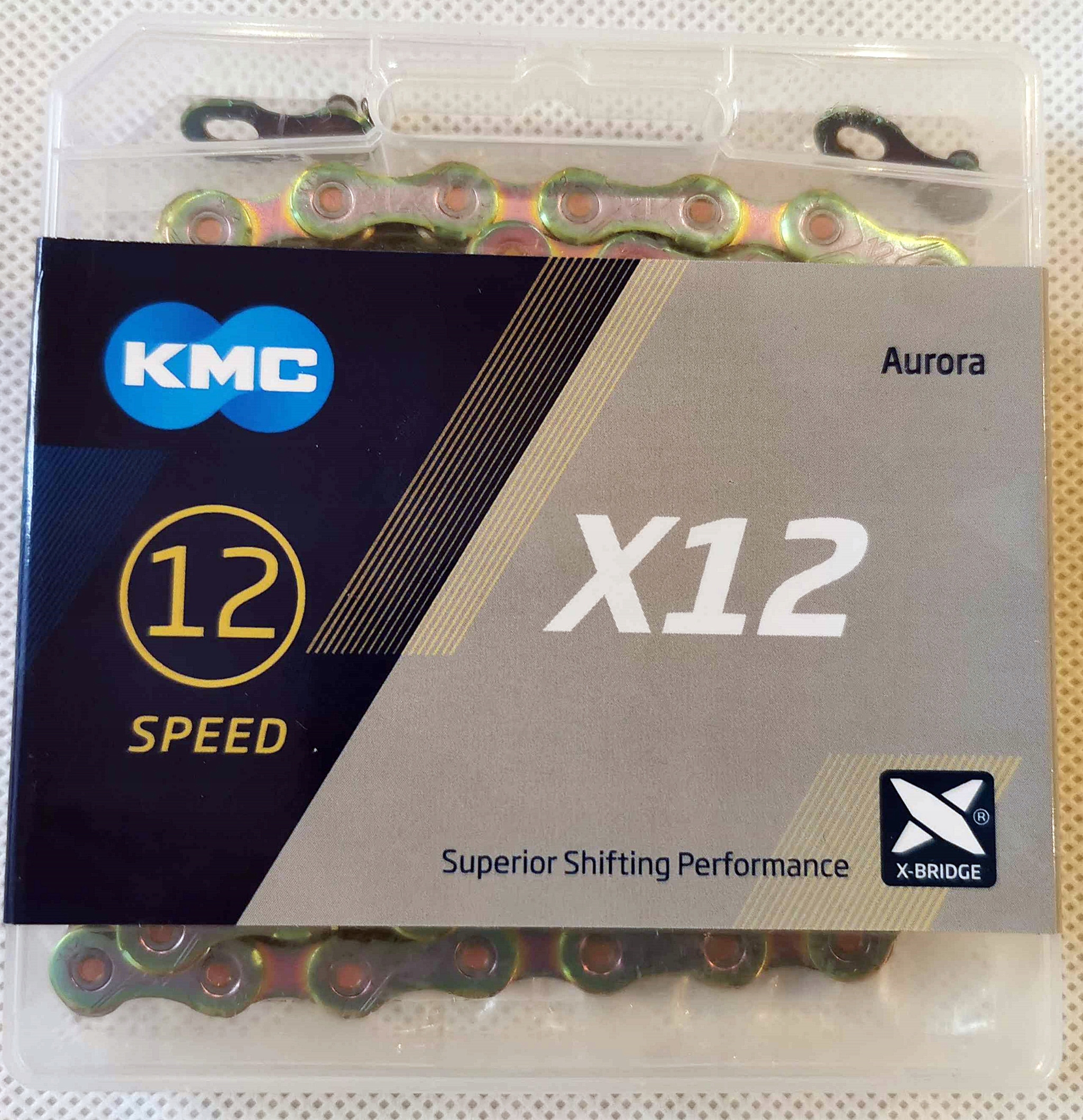 Kmc X12 Aurora Řetěz Na Kolo 126 článků/234 g