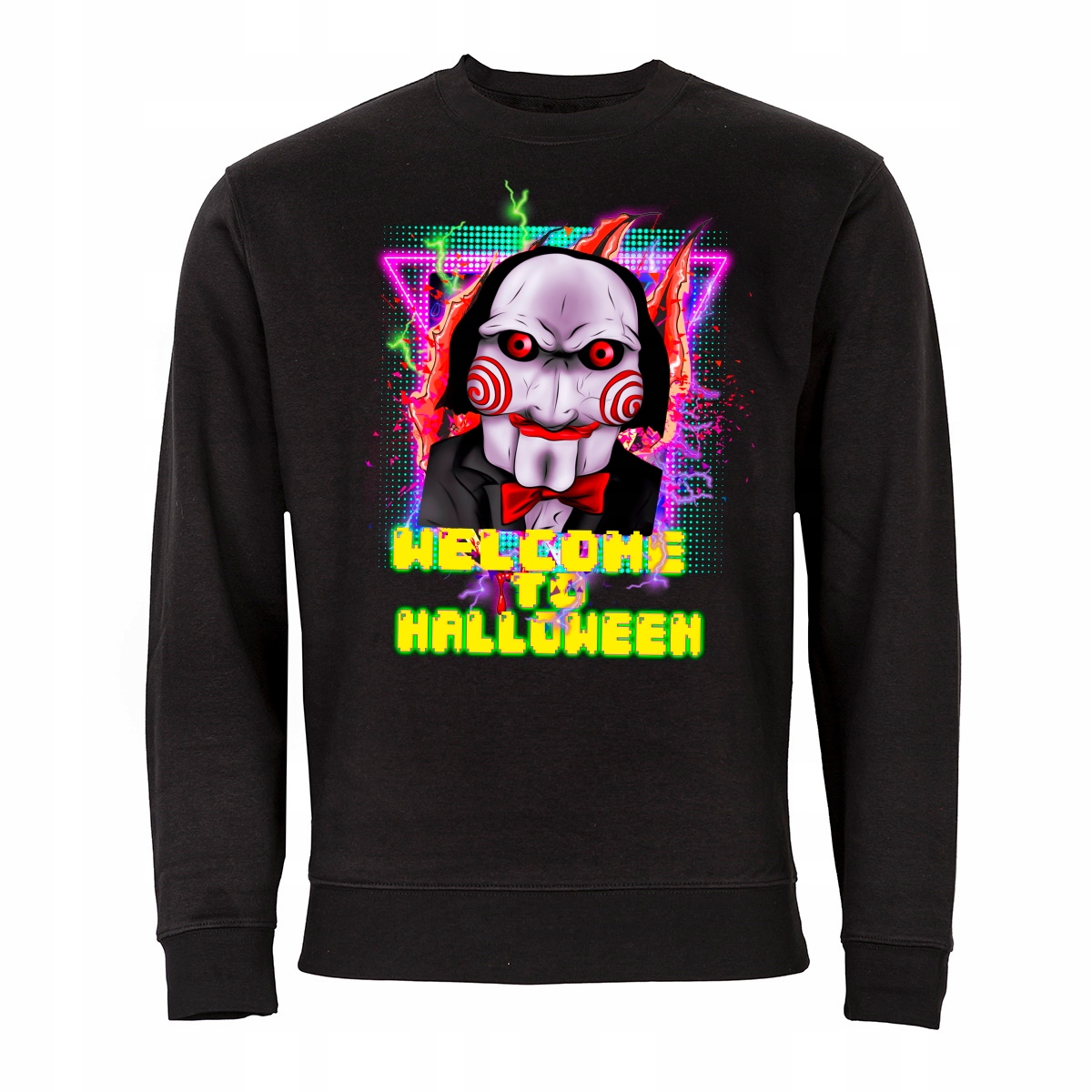 

Męska Bluza Filmowa Na Halloween Horror Jigsaw
