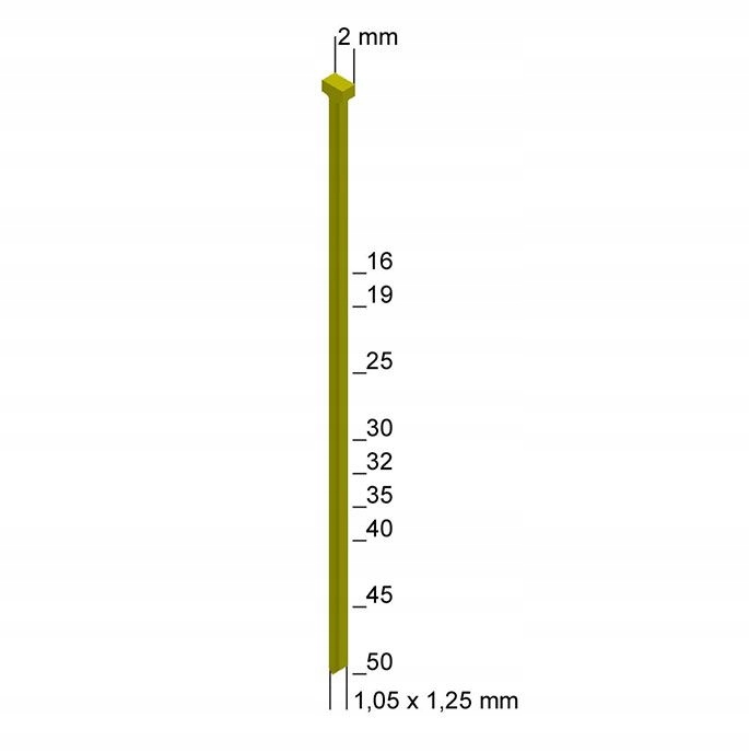 Sztyfty typ J ocynko Prebena dł.35mm 5000szt/op.