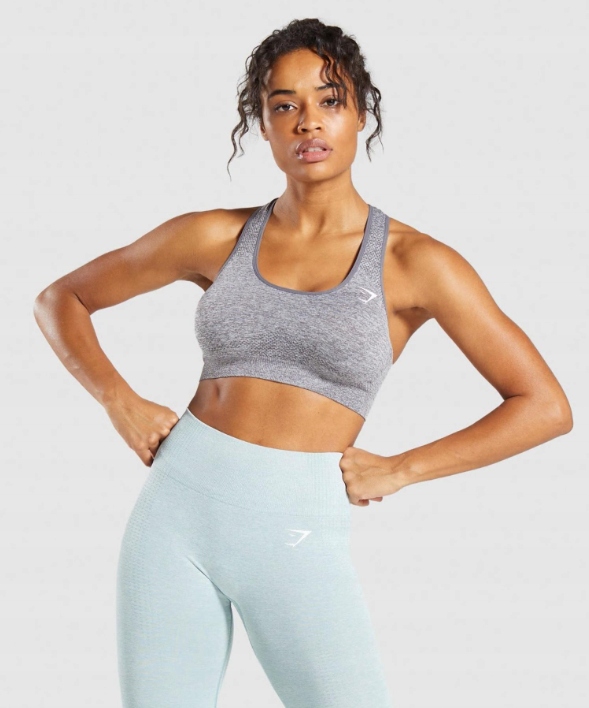 Gymshark Biustonosz Sportowy Szary L 0Z3E2_B*