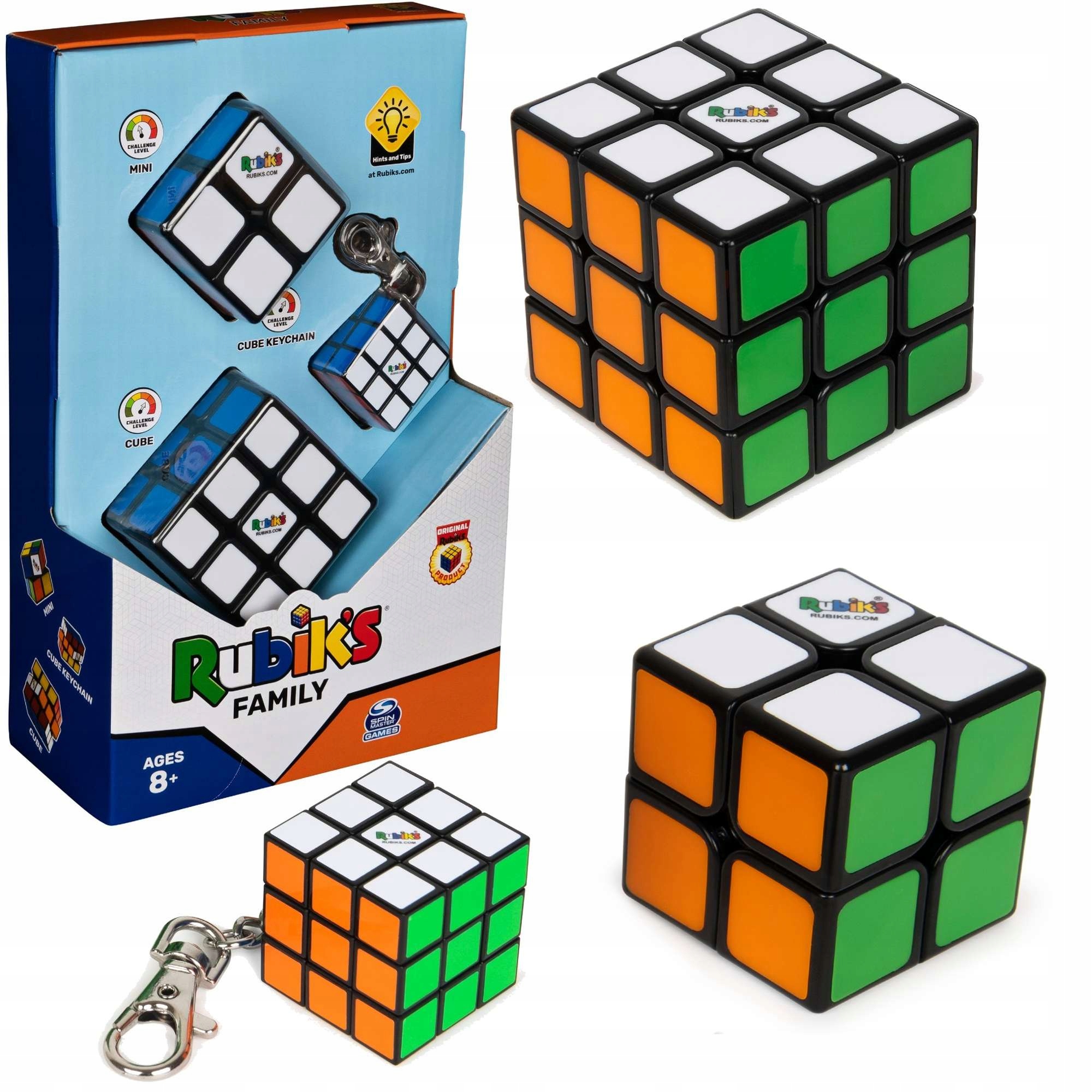 

Oryginalna Kostka Rubika Rubik's 3 Kostki 3X3 2X2