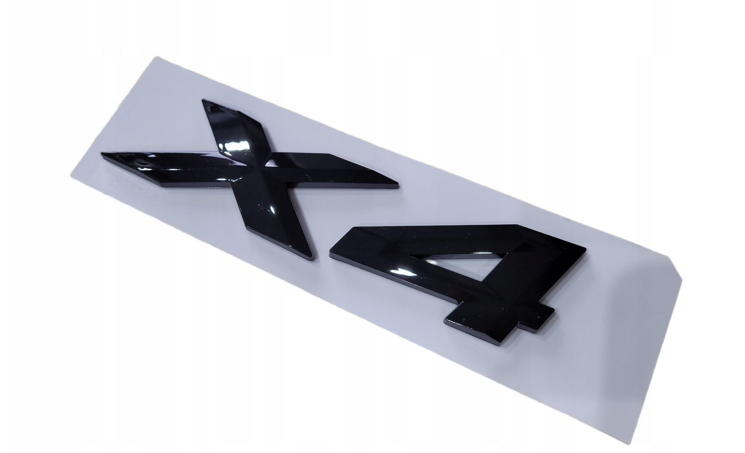 Emblemat X4 do Bmw Black_Glossy Na Klapę Tył Naklejka Znaczek Logo