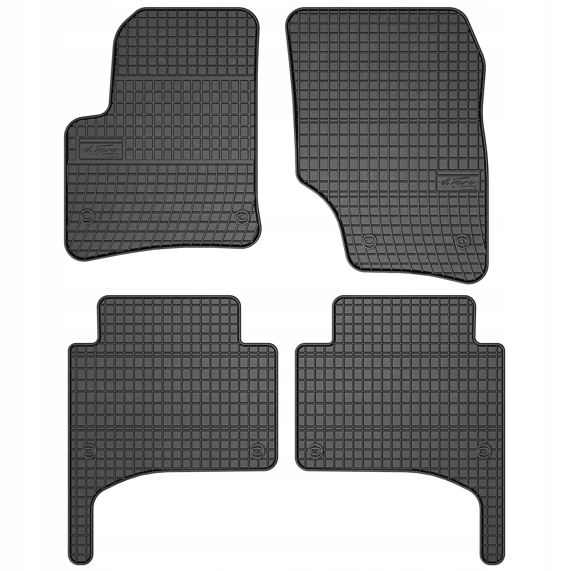 Килимки Фрогум резинові 546320 4 el.