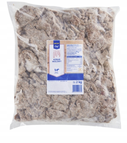 Levně Metro Chef Hovězí kebab zmrazený 2kg, maso připravené k přípravě pokrmů