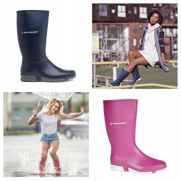 Kalosze Damskie Dunlop Oryginalne Stylowe Modne Marka inna