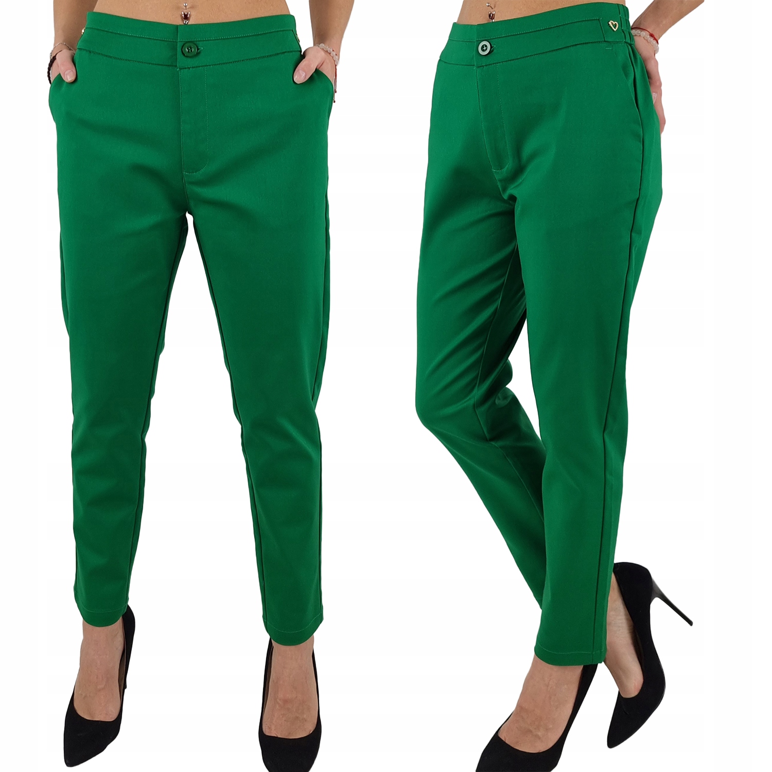 #elegantní Dámské Kalhoty Gumička 7/8 Freesia#