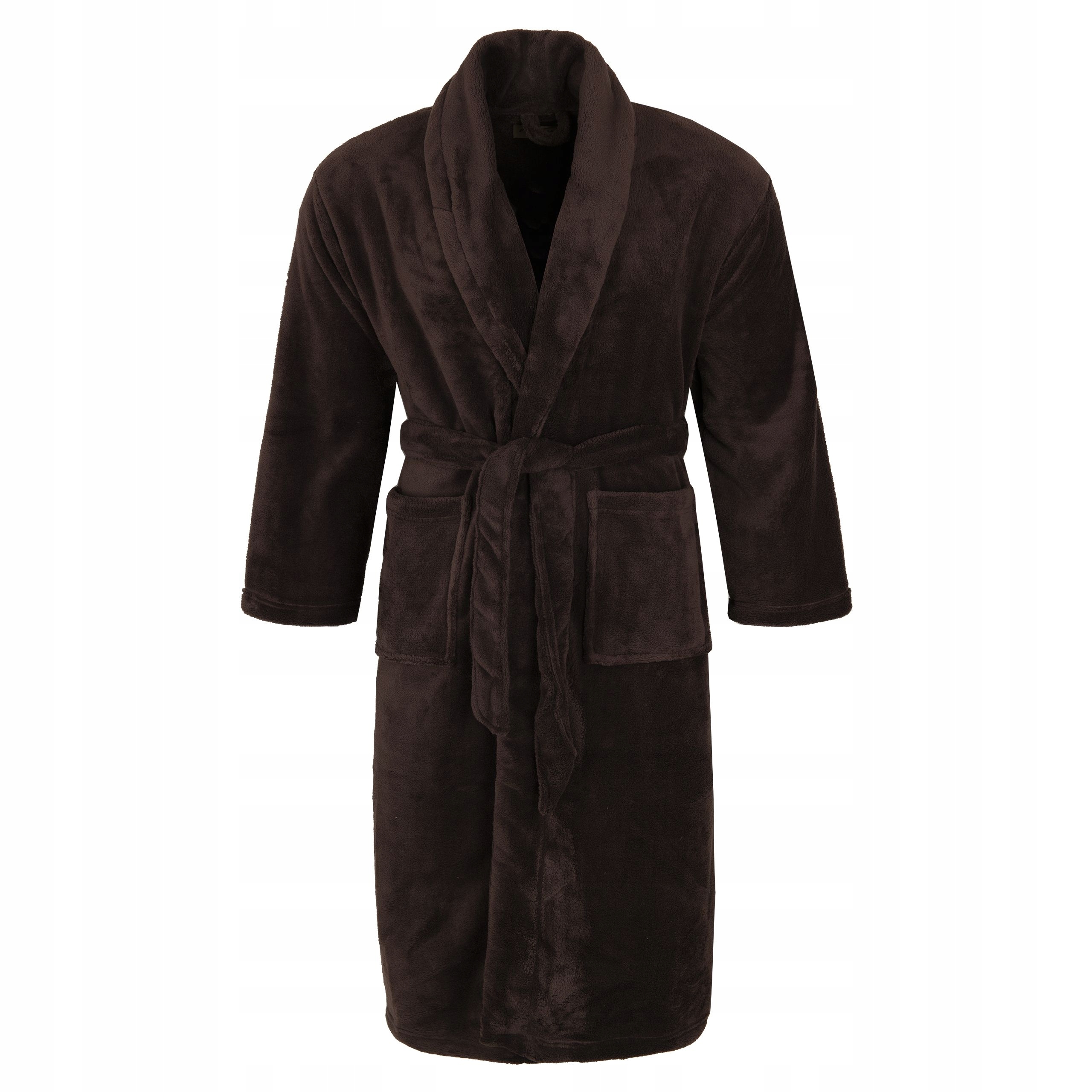 SZLAFROK MĘSKI BRĄZOWY GRUBY MIĘSISTY XXL A103