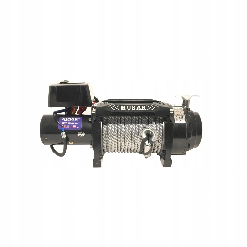 WCIAGARKA LINA STALOWA 30 m 9 1T LAWETA 24V Weight with packaging 73 kg