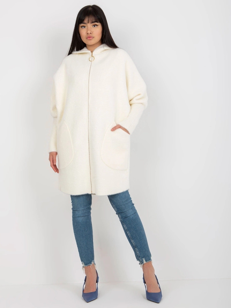 Vlněná Bunda Alpaka 19905 Ecru Univerzální