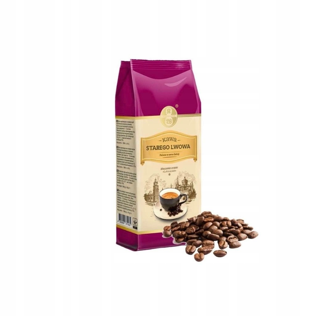 Levně Káva Starého Lvova Luxusová zrnková, 1 kg