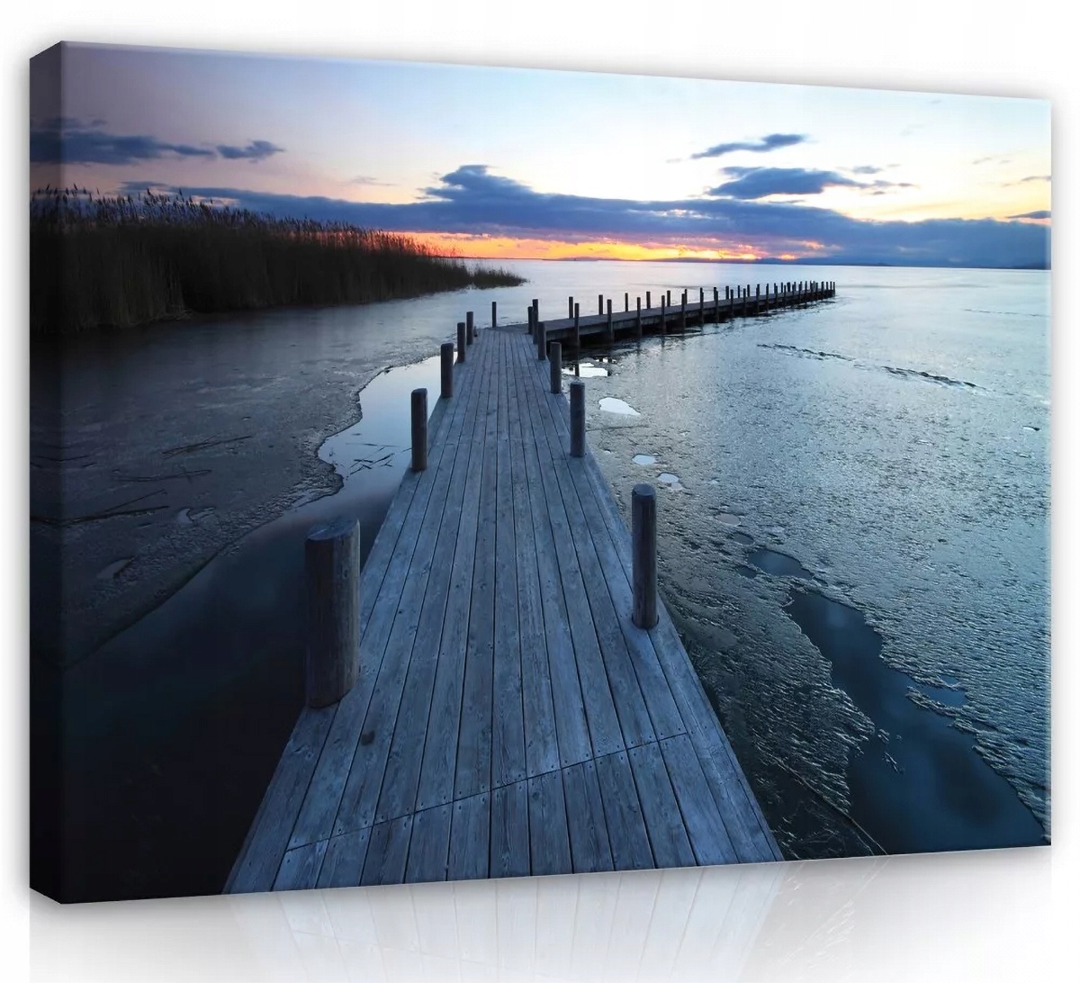 Obraz Na Plátně Canvas 80x60 Molo Most Voda
