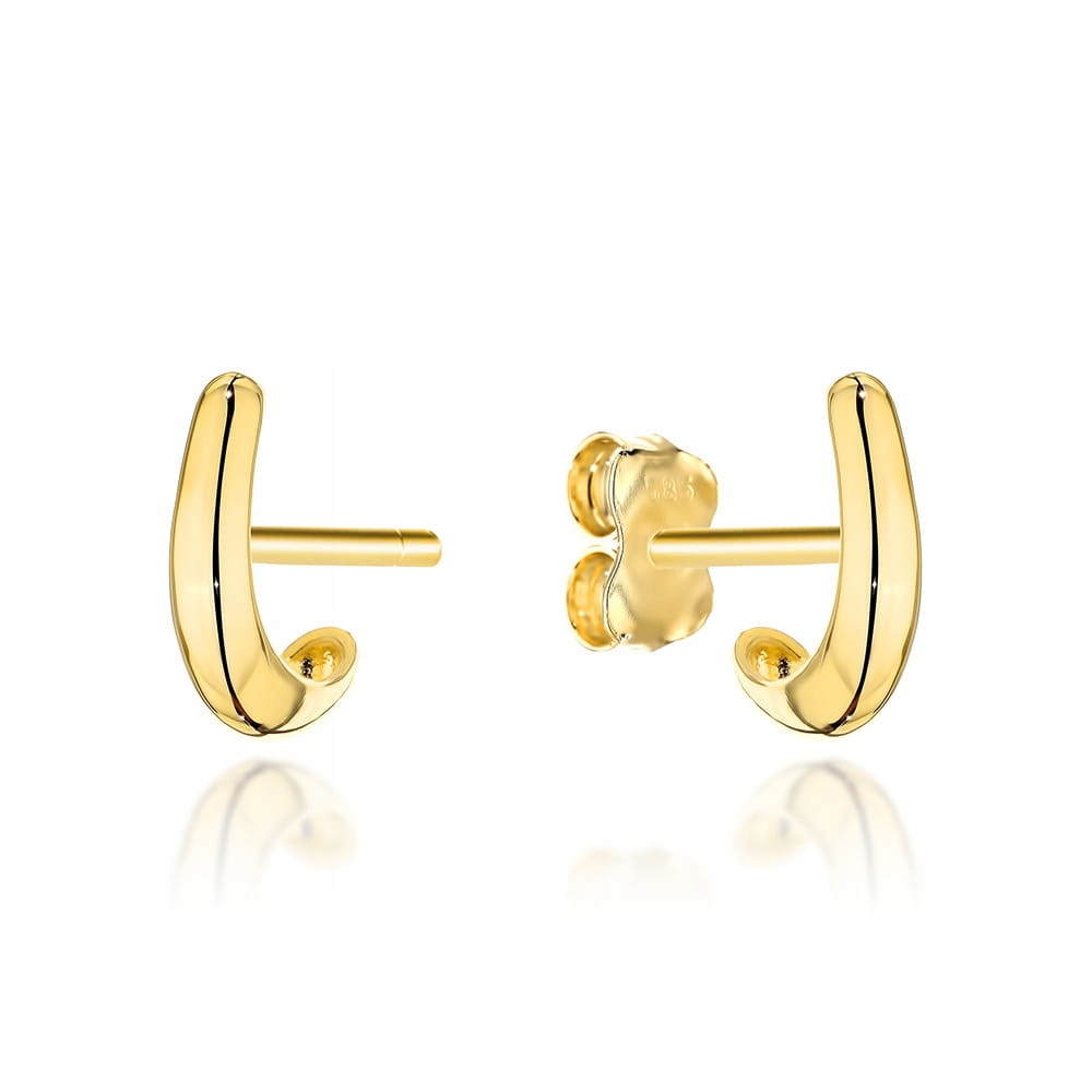 Zlaté Náušnice 585, decentně zabalené, esteticky vyrobené jako dárek