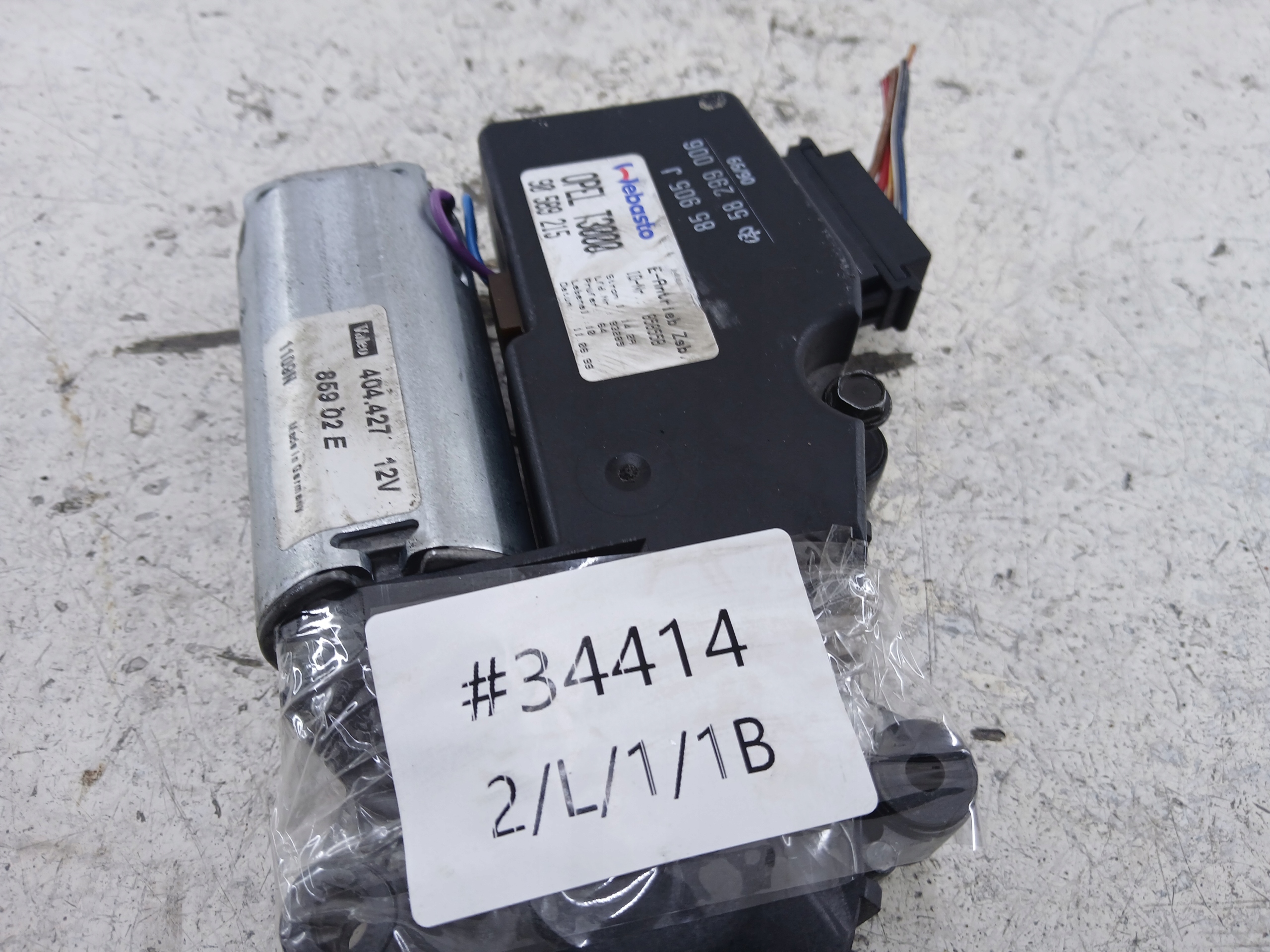 OPEL ASTRA II G Motor Schiebedach 90589215
