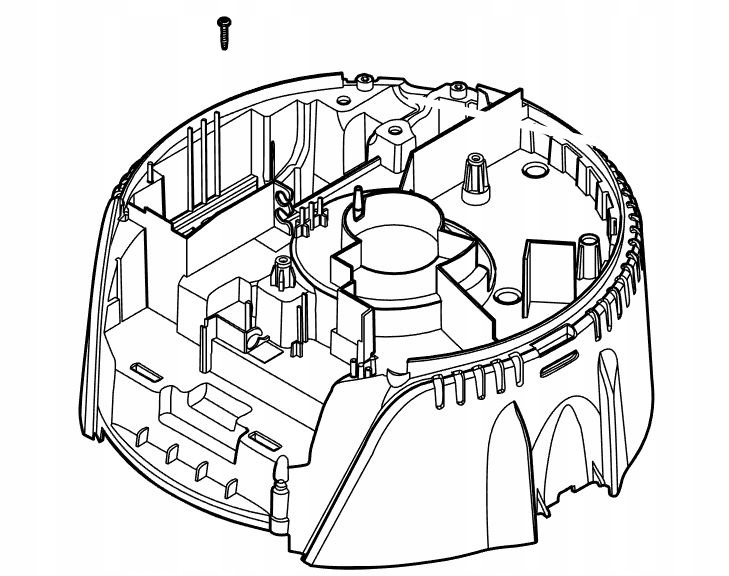 Makita Hlavní Pouzdro Vysavače VC2512L VC2012L Originál W107409132