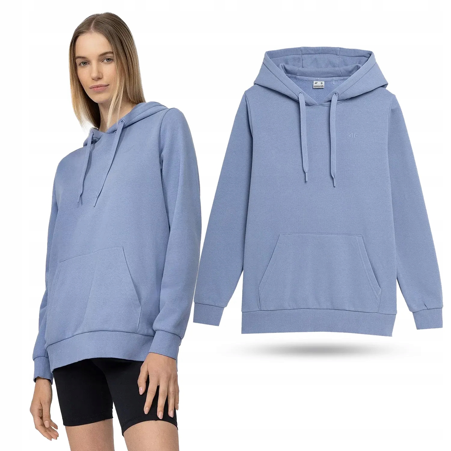

Bluza Damska 4F Z Kapturem Bawełna SS23F372