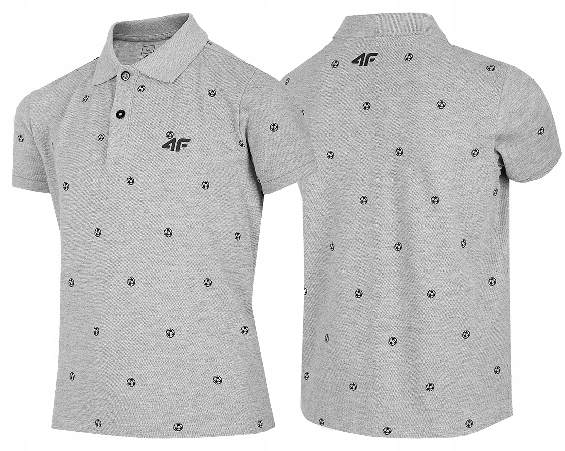 

4F Koszulka Polo T-shirt Chłopięcy JTSM004 134