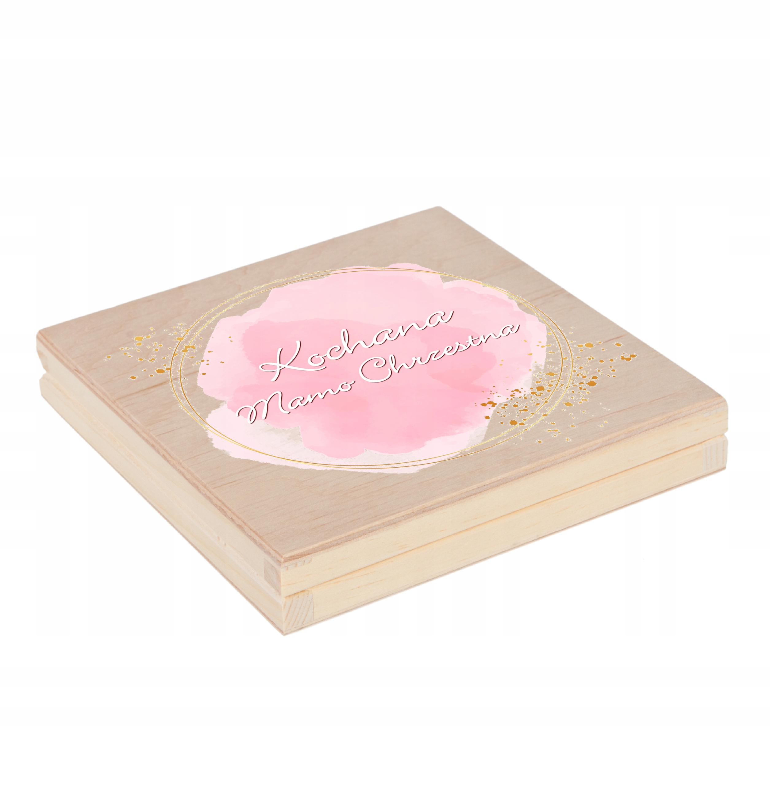 Podziękowanie Dla Chrzestnych Ze Zdjęciem dziecka Rodzaj inny