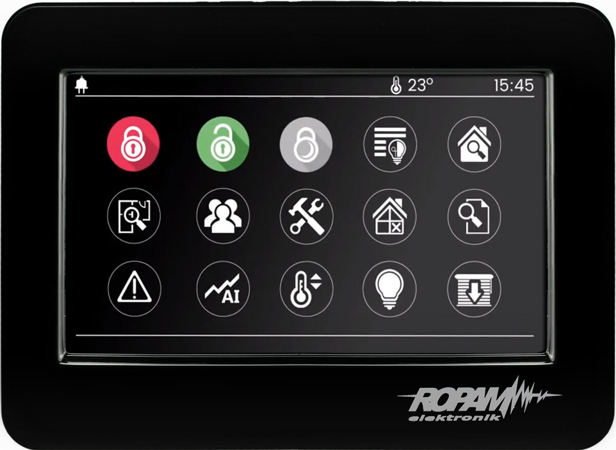 Panel dotykowy 4.3'' TPR-4BS klawiatura dotykowa, obudowa natynkowa Ropam