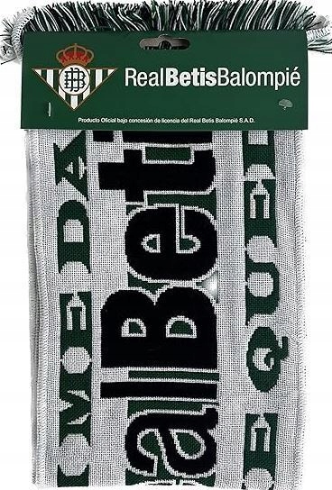 Real Betis Szalik Tkany Jednostronny 140X20CM