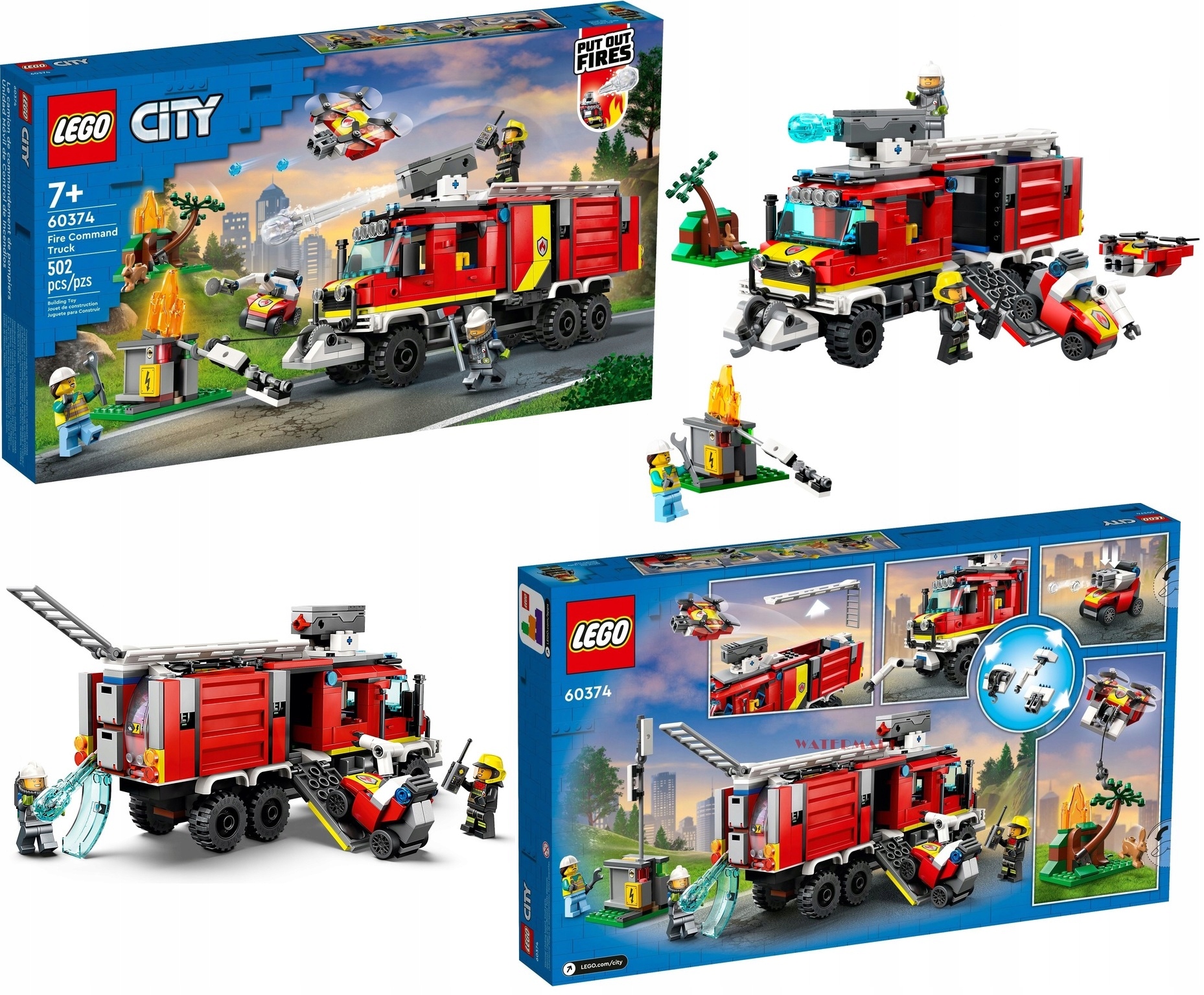 Lego City 60374 Terenowy Pojazd Straży Pożarnej
