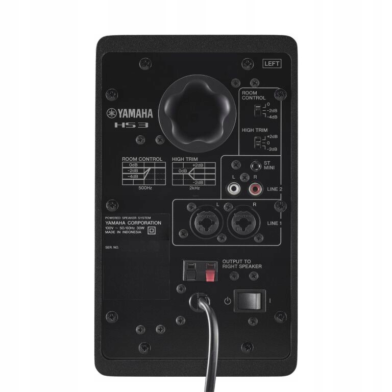 YAMAHA HS3 BL MONITORY STUDYJNE ODSŁUCHY AKTYWNE DO STUDIA PARA CZARNE Kod producenta HS3BL