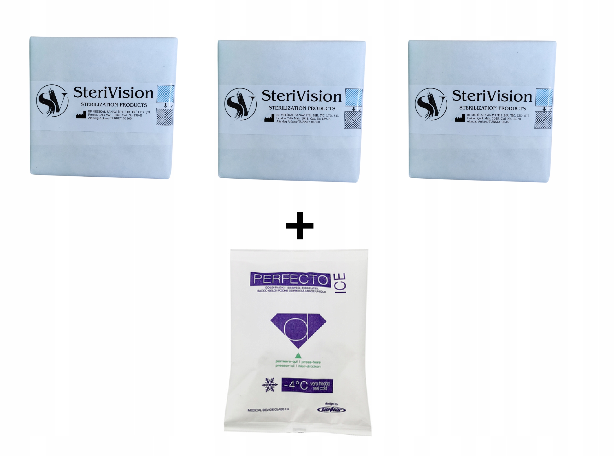 3 x SteriVision Test do autoklawu Bowie & Dick suchy lód Gratis!!