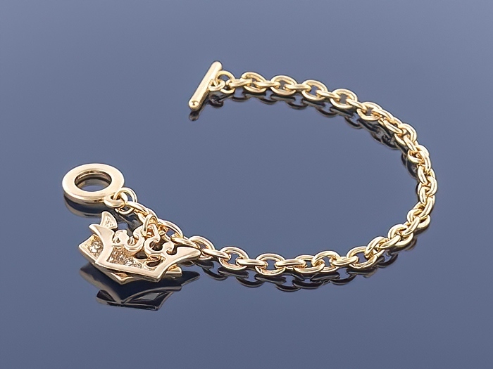 

Bransoletka Charms 14k + Cyrkonie