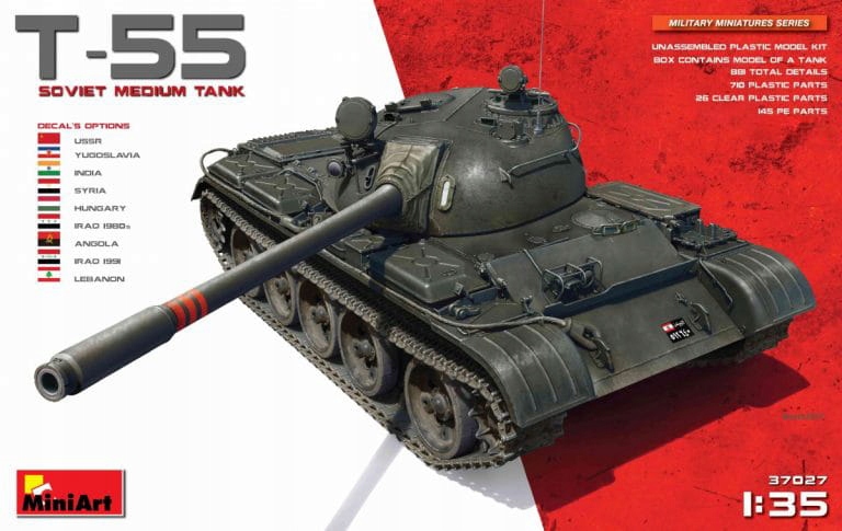 T-55 Soviet Medium Tank 1:35 MiniArt 37027