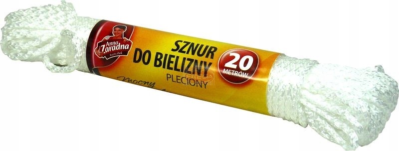

Sznur do bielizny pleciony 20m 3mm Anna Zaradna