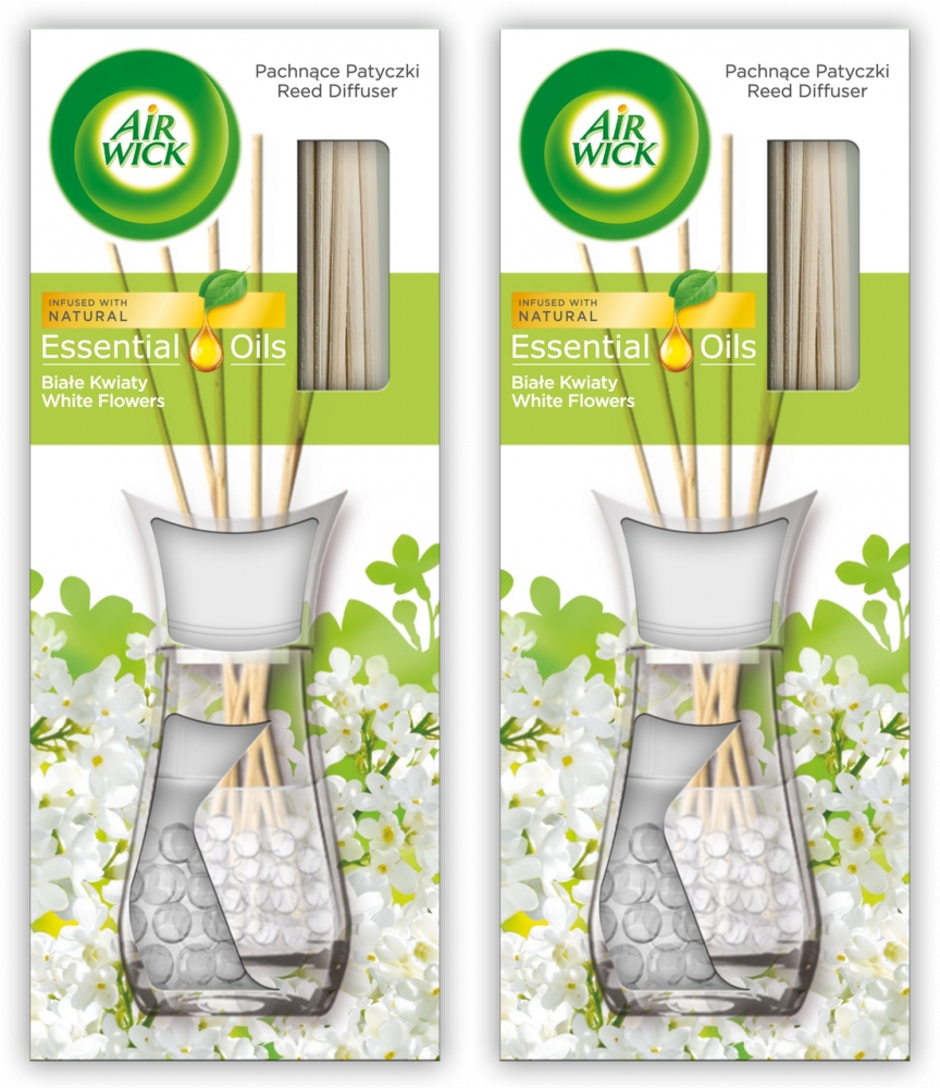 

Odświeżacz powietrza Air Wick Białe kwiaty x2
