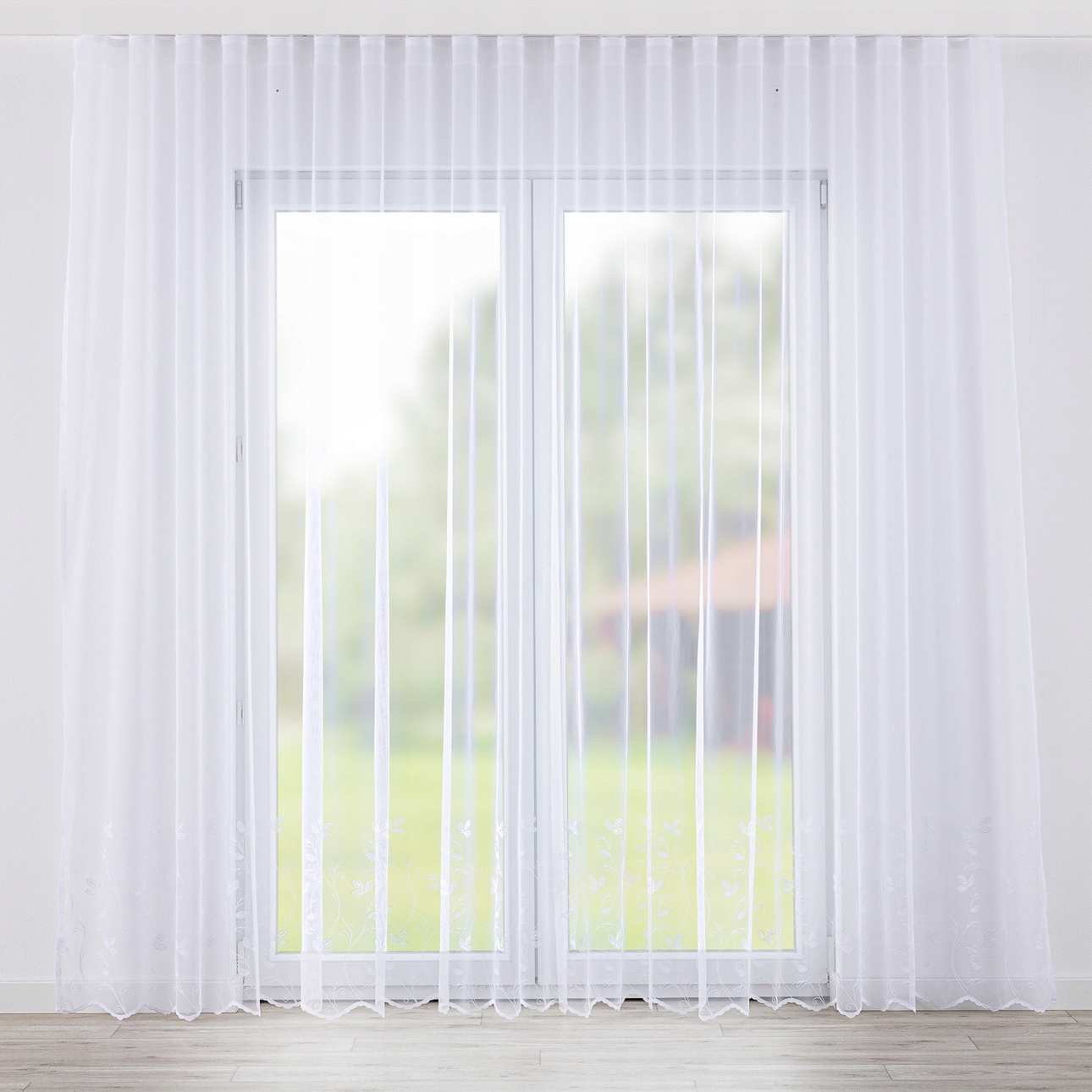 Hotová Záclona na wave páske Woalowa 300 x 265 cm biela