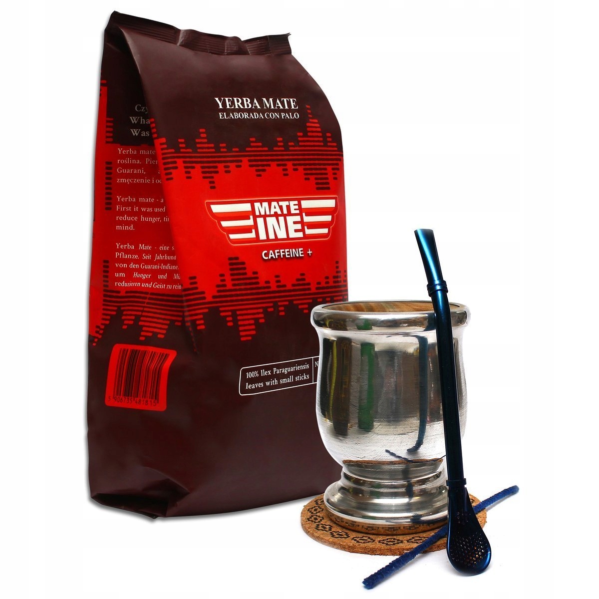 Sada Yerba Mate Mateine 500g Matero Bombilla Mercedes chladící pohlazení
