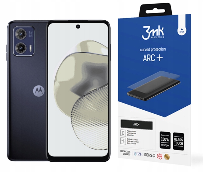 

3MK Arc+ Folia Fullscreen do Motorola Moto G73 5G