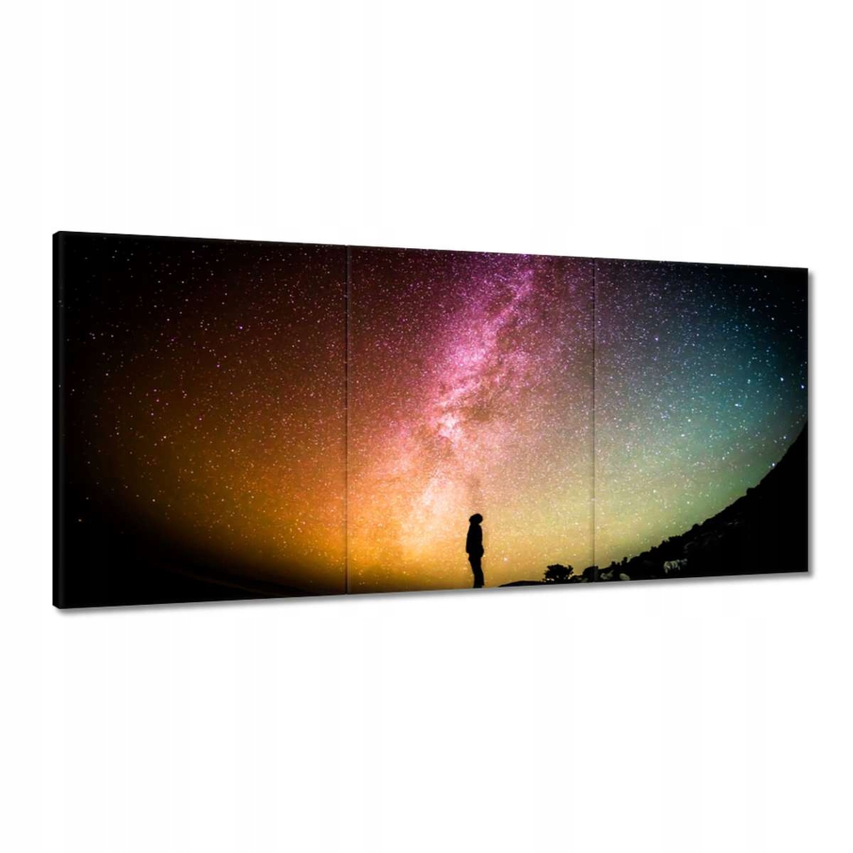 Obrazy 210x100 Mliečna cesta Galaxia