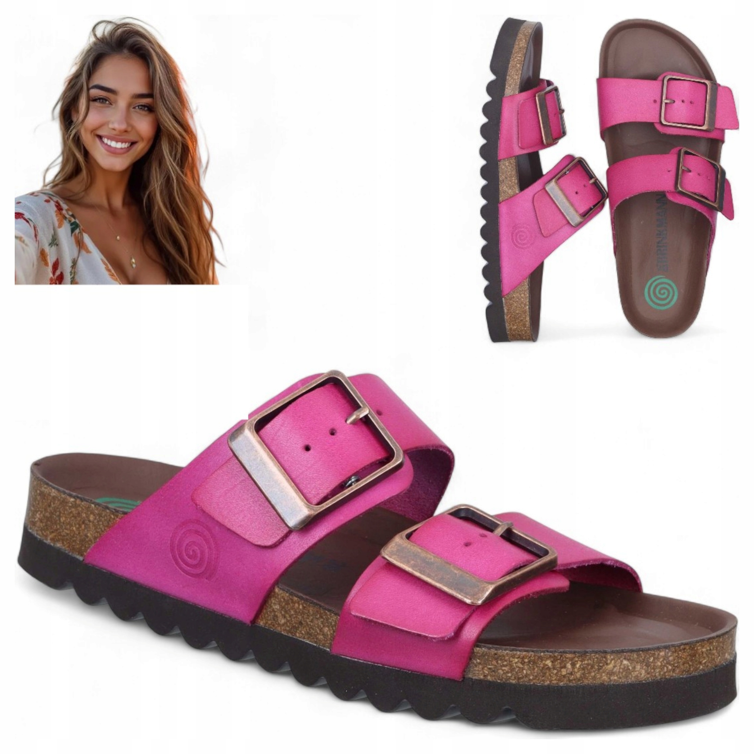 Dr. Brinkmann 37 Nazouváky z přírodní kůže, nastavitelné, profilované