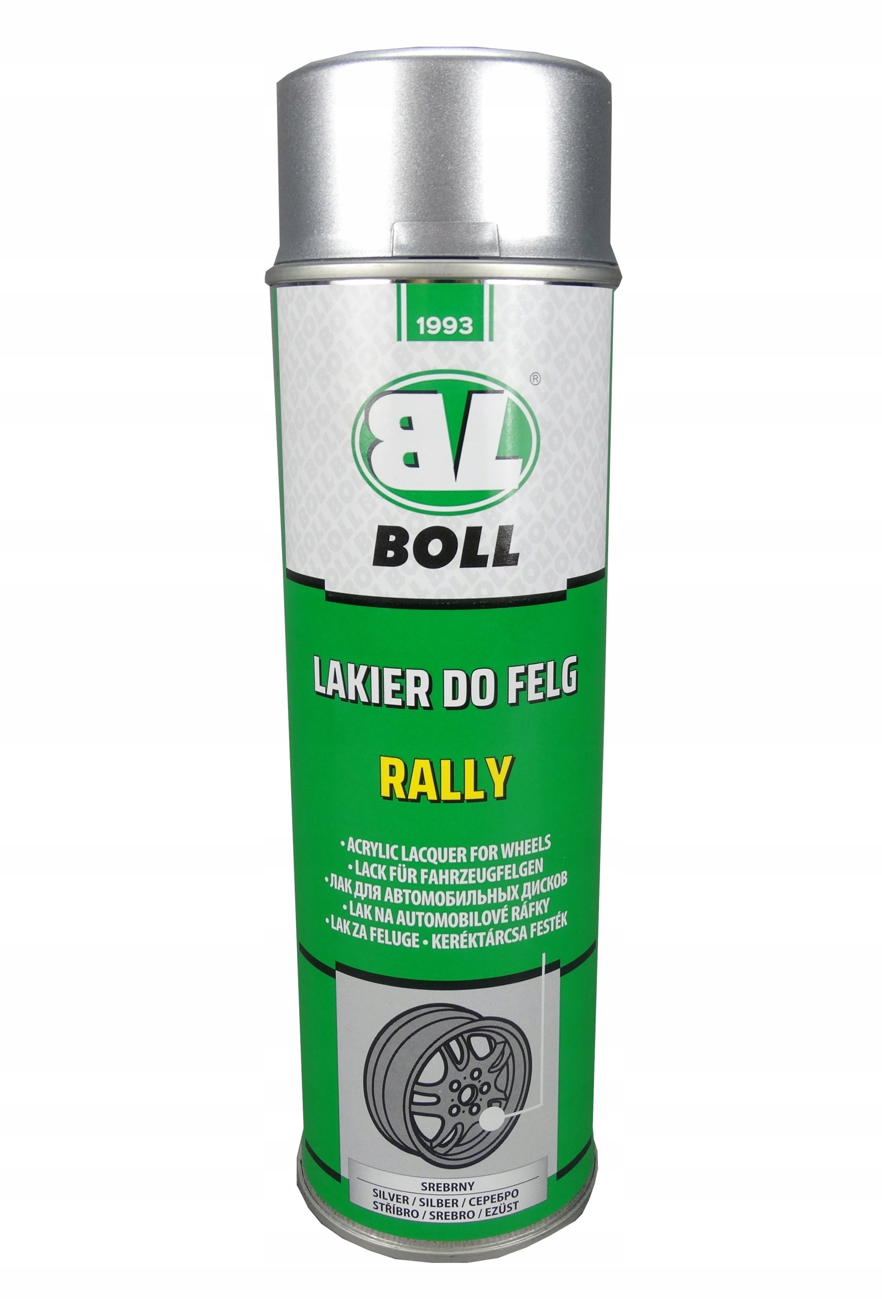 

Boll Lakier Do Felg Samochodowych Srebrny 500ml