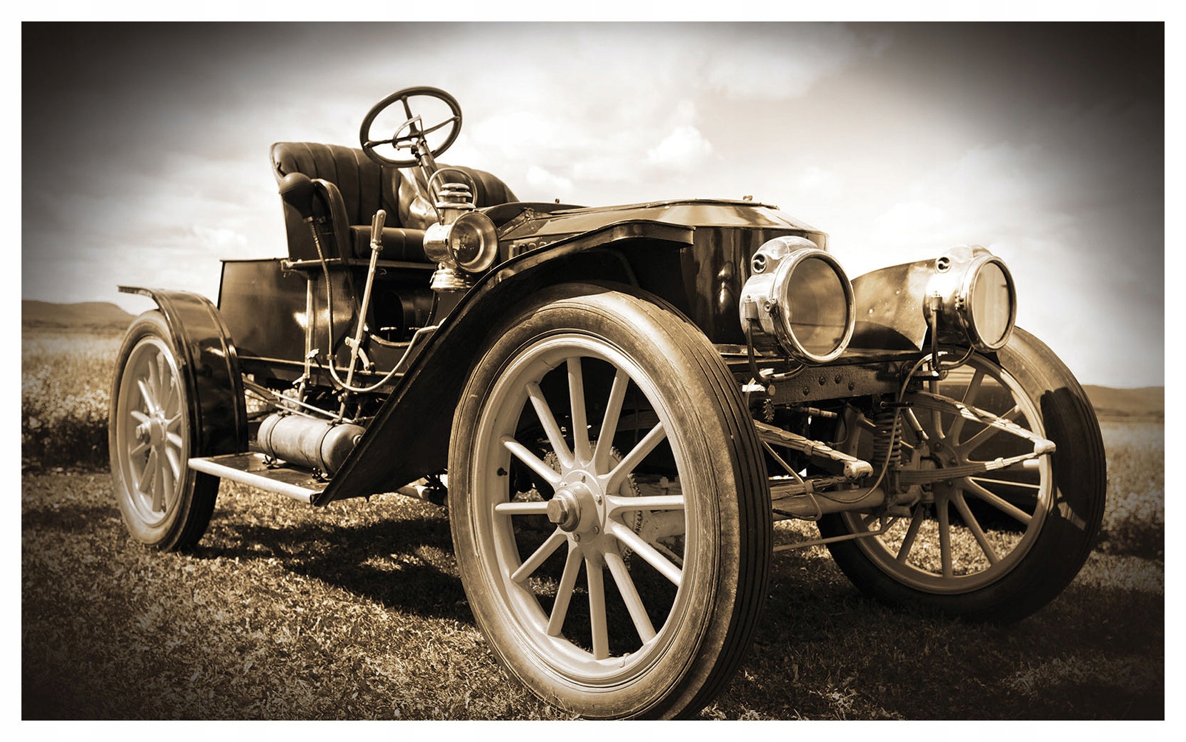 Vliesová fototapeta Vintage Auto Retro na zeď 350x250 lepidlo