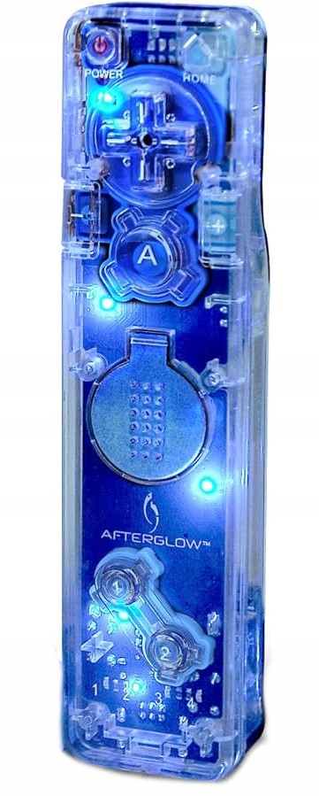 WII PAD SOLIDNY REMOTE PILOT ZAMIENNIK PRZEZROCZYSTY PDP AFTERGLOW SPRAWNY!